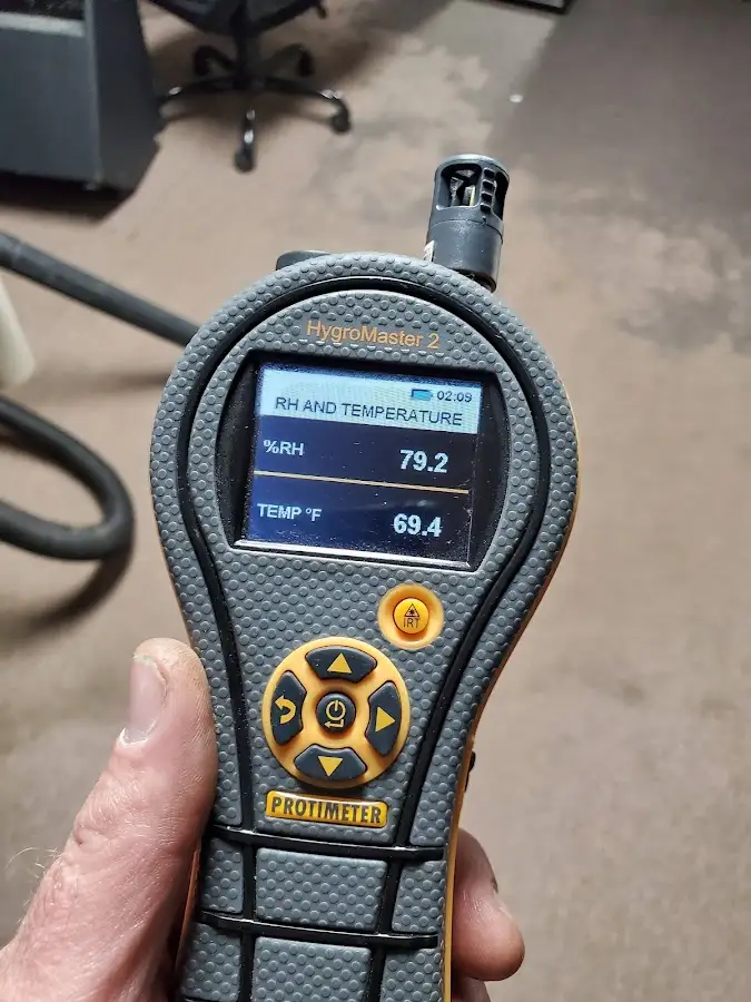 Moisture meter humidity assessment for Fire & Smoke Damage Restoration in Country Club